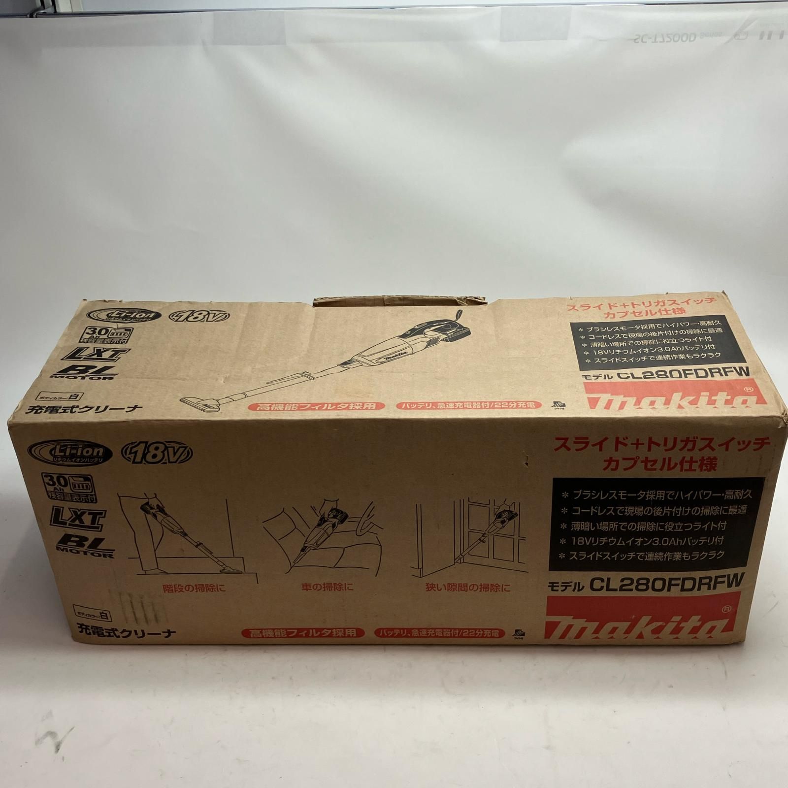 MAKITA マキタ 工具 充電式クリーナー CL280FDRFW 18v バッテリー付 ♥品