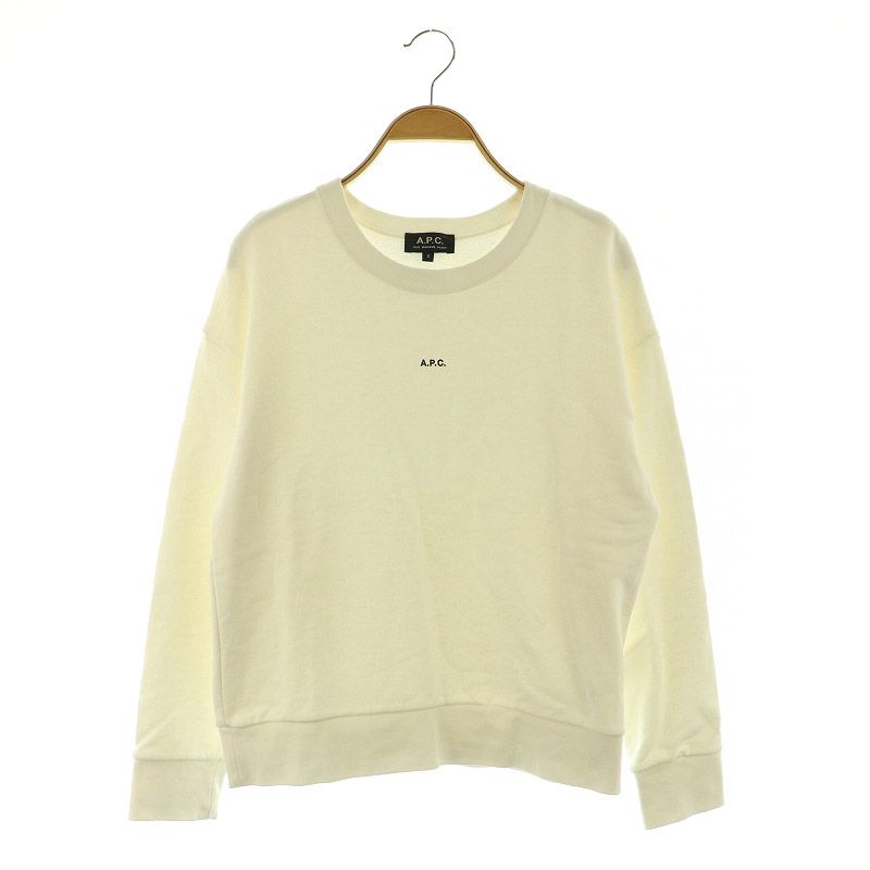 アーペーセー A.P.C. Annie スウェットシャツ トレーナー 長袖 S ホワイト |MY OS