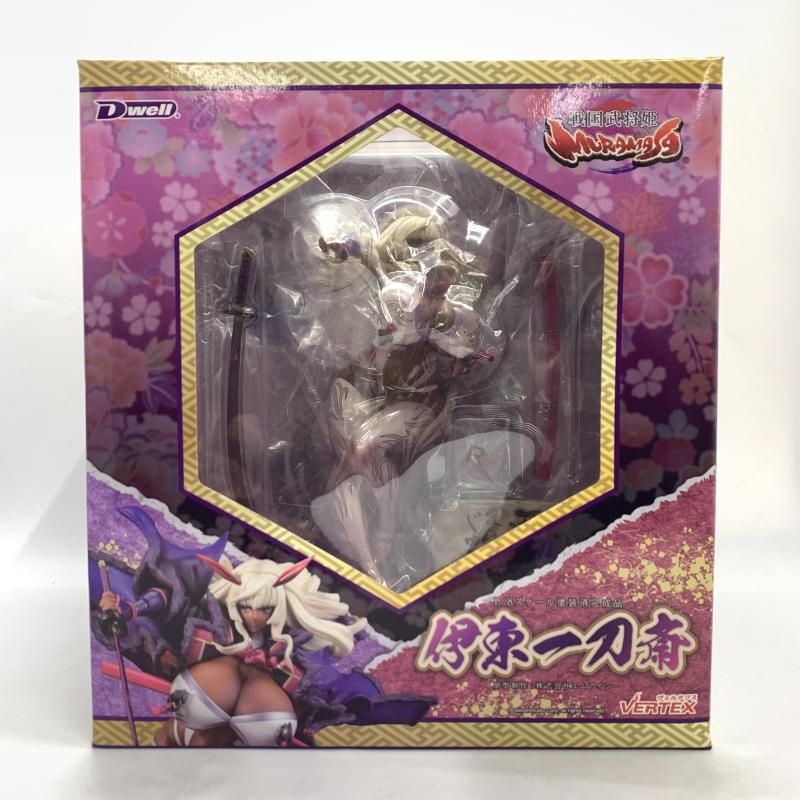 中古】ヴェルテクス 1/8 伊東一刀斎 戦国武将姫MURAMASA【箱傷み 