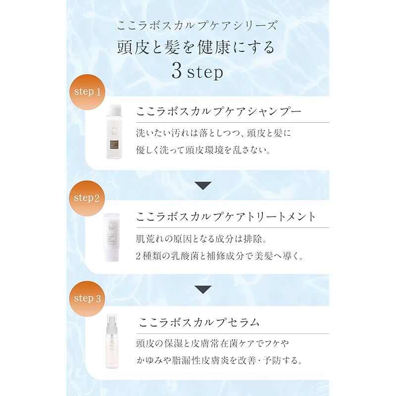 ここラボスカルプケアシャンプー ここラボスカルプシャンプー・トリートメント｜こころからだ