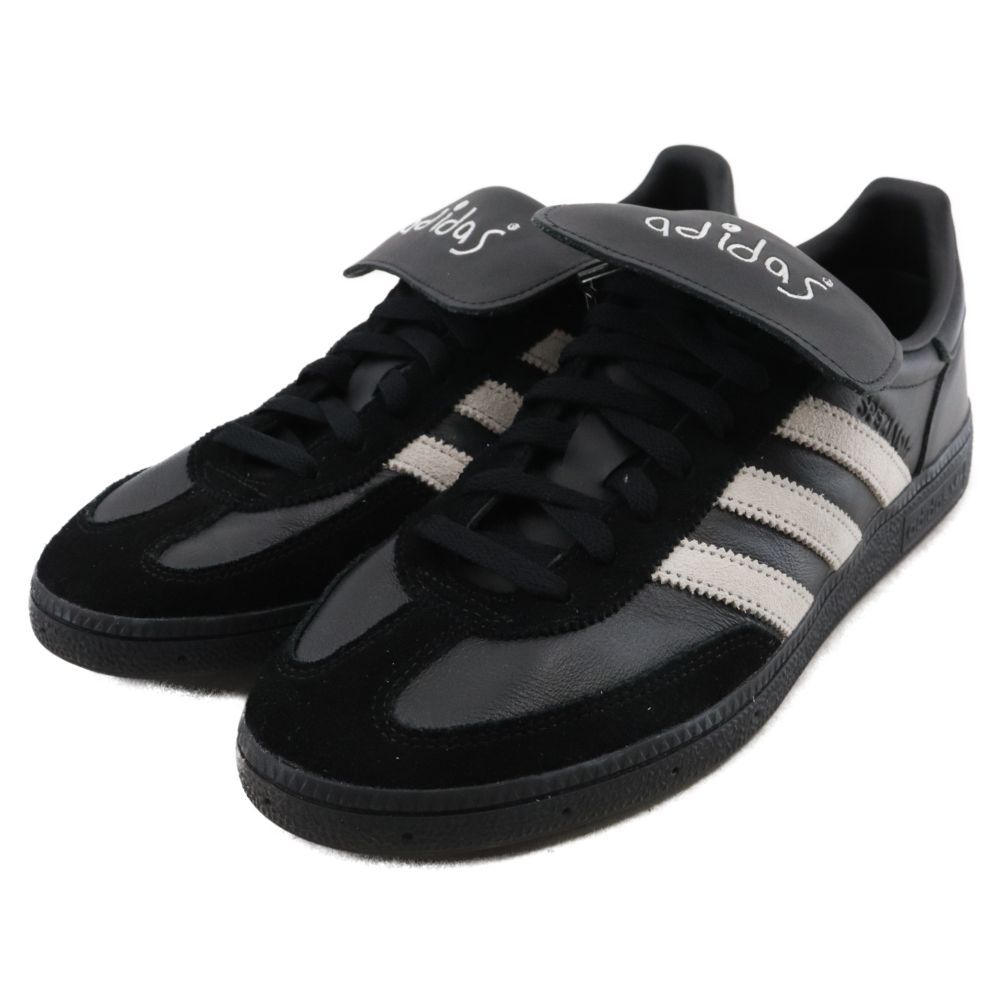 adidas (アディダス) ×SHUKYU ×E-WAX HANDBALL SPEZIAL シュウキュウ イーワックス ハンドボール スペツィアル ローカットスニーカー ブラック US9.5/27.5cm HP6695