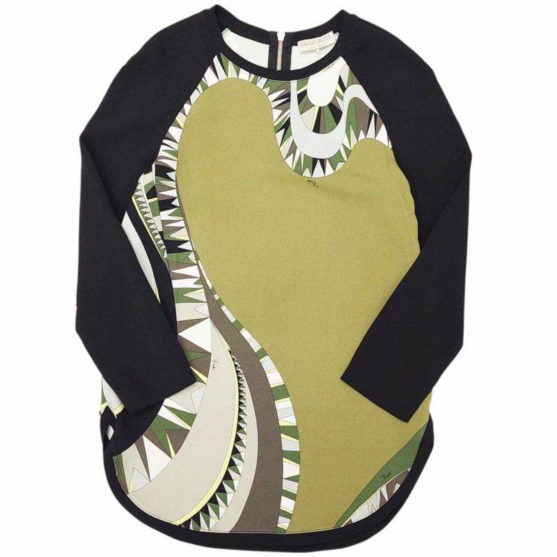 エミリオプッチ EMILIO PUCCI プッチ柄 チュニック ブラウス