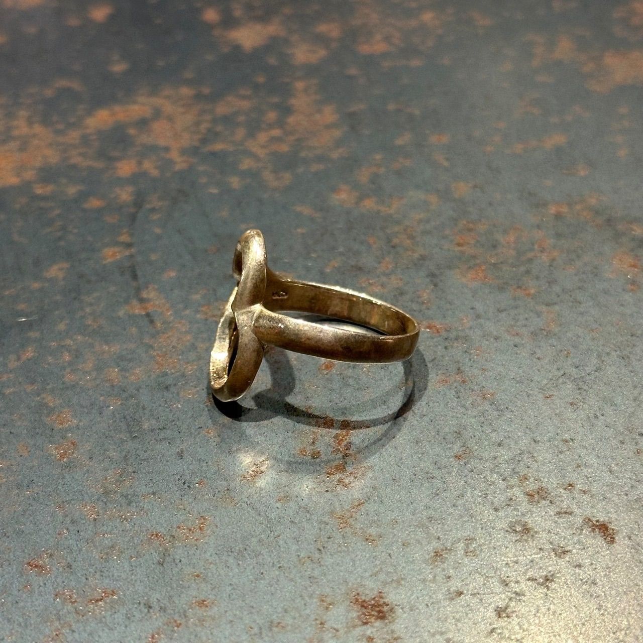 SILVER925 HEART CHARM RING/シルバー/リング 再入荷】SILVER925シルバーハートリング/モチーフ（リング