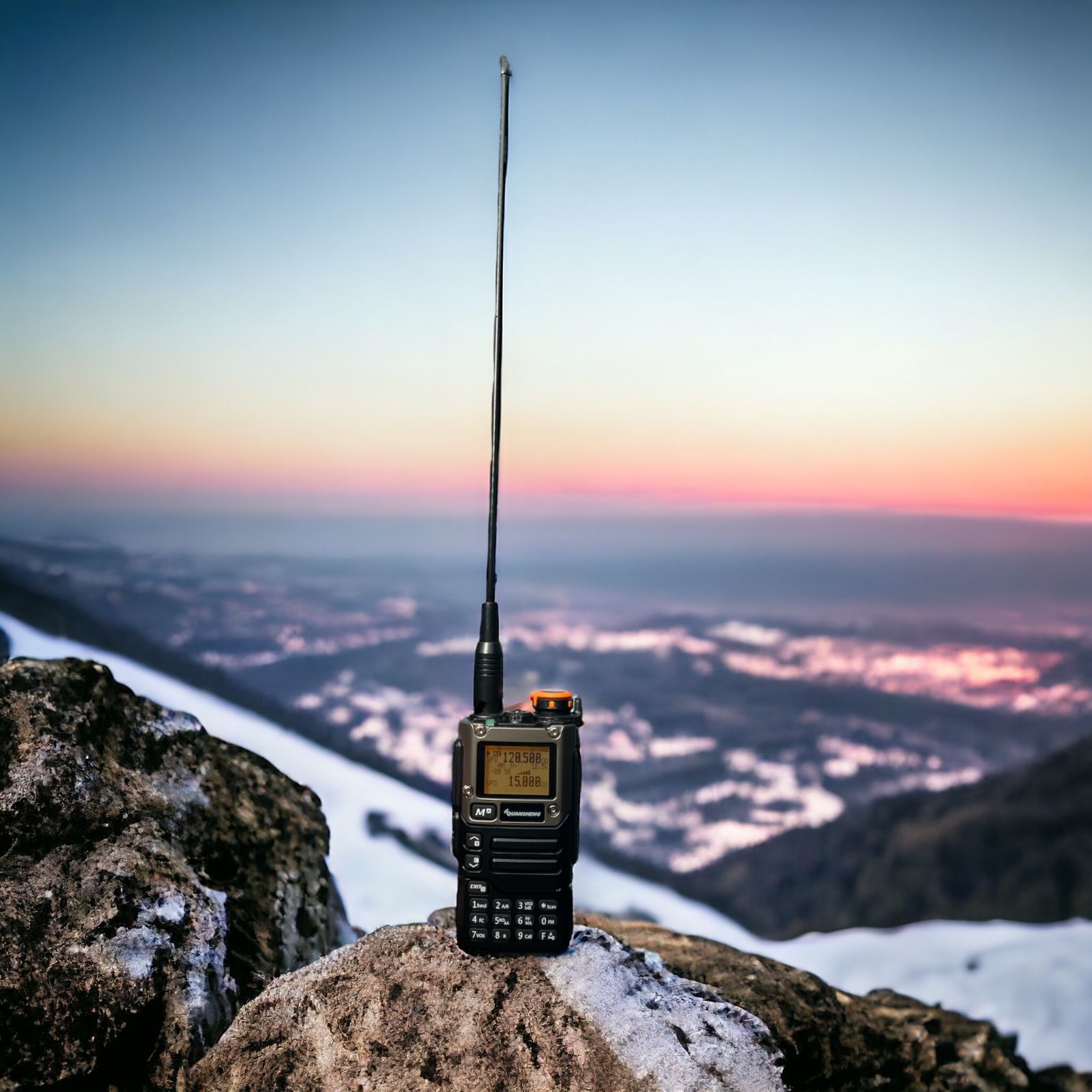 ABBREE AR-771 VHF/UHF デュアルバンド ホイップアンテナ SMA-F