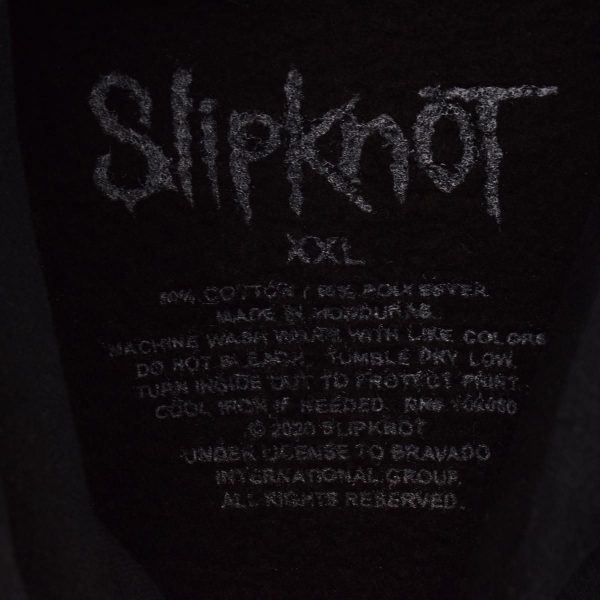 古着 SLIPKNOT スリップノット 両面プリント バンド スウェットプル