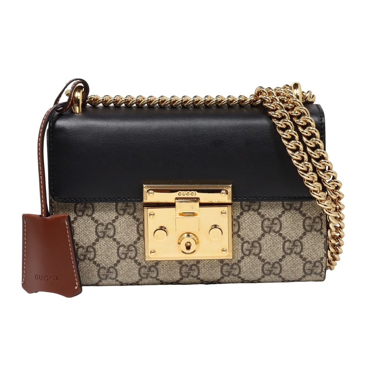 最終値下げ】GUCCI グッチ パドロック 409487 GGスプリーム チェーン 