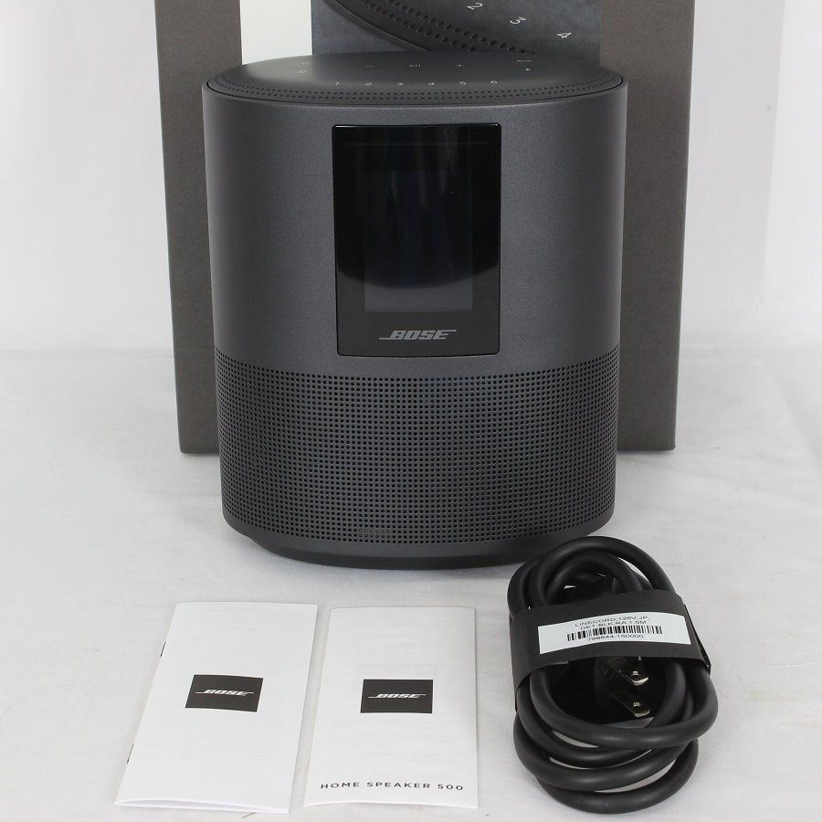 BOSE Home Speaker 500 トリプルブラック スマートスピーカー Alexa搭載 ボース 本体