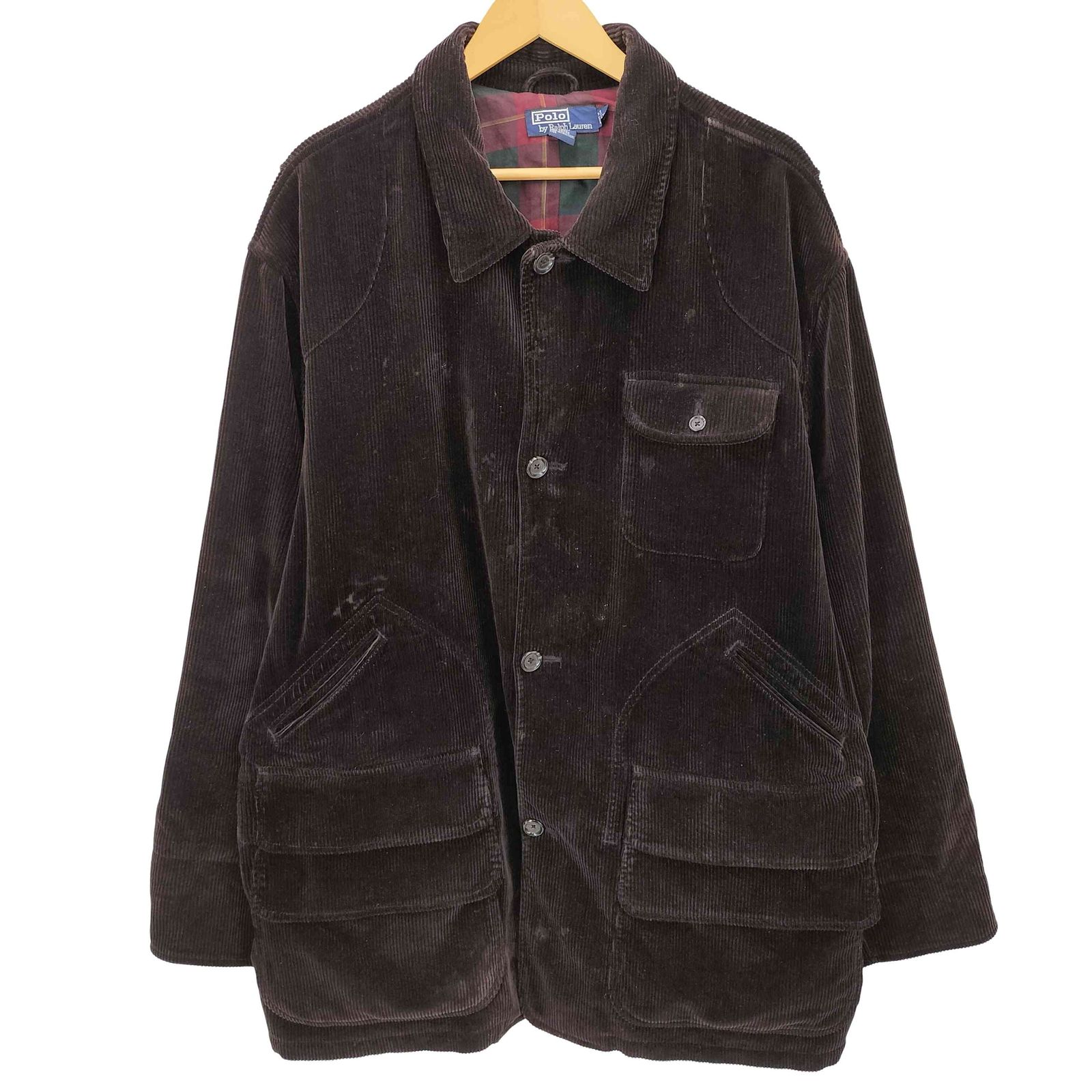 ポロバイラルフローレン Polo by RALPH LAUREN 裏地チェック 太畝