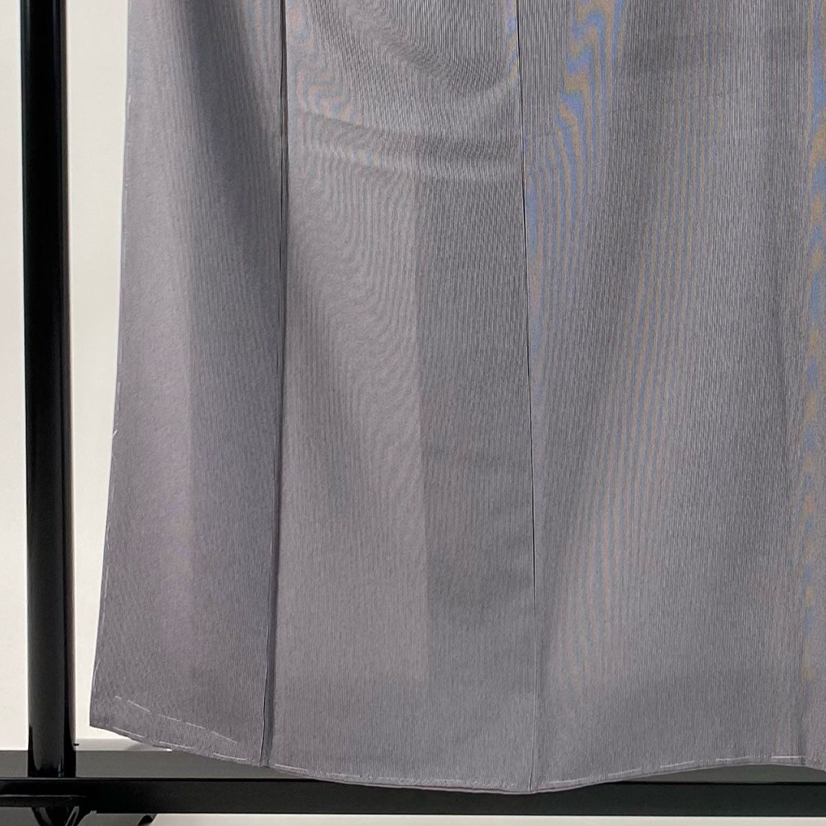 江戸小紋 身丈155.5cm 裄丈64.5cm M 袷 万筋 灰紫 正絹 秀品