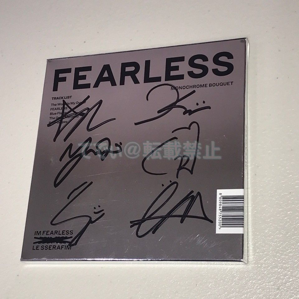 LE SSERAFIM 直筆サイン「FEARLESS」CD - メルカリ