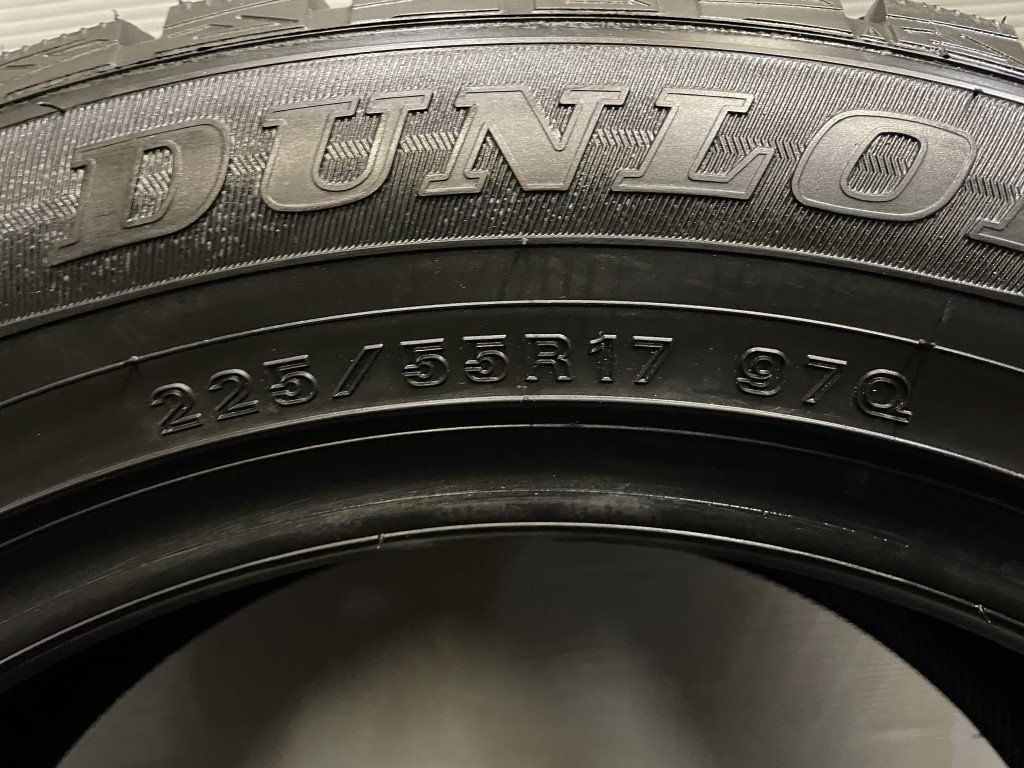 新品 DUNLOP WINTER MAXX WM01 225/55R17 17インチ スタッドレス 1本