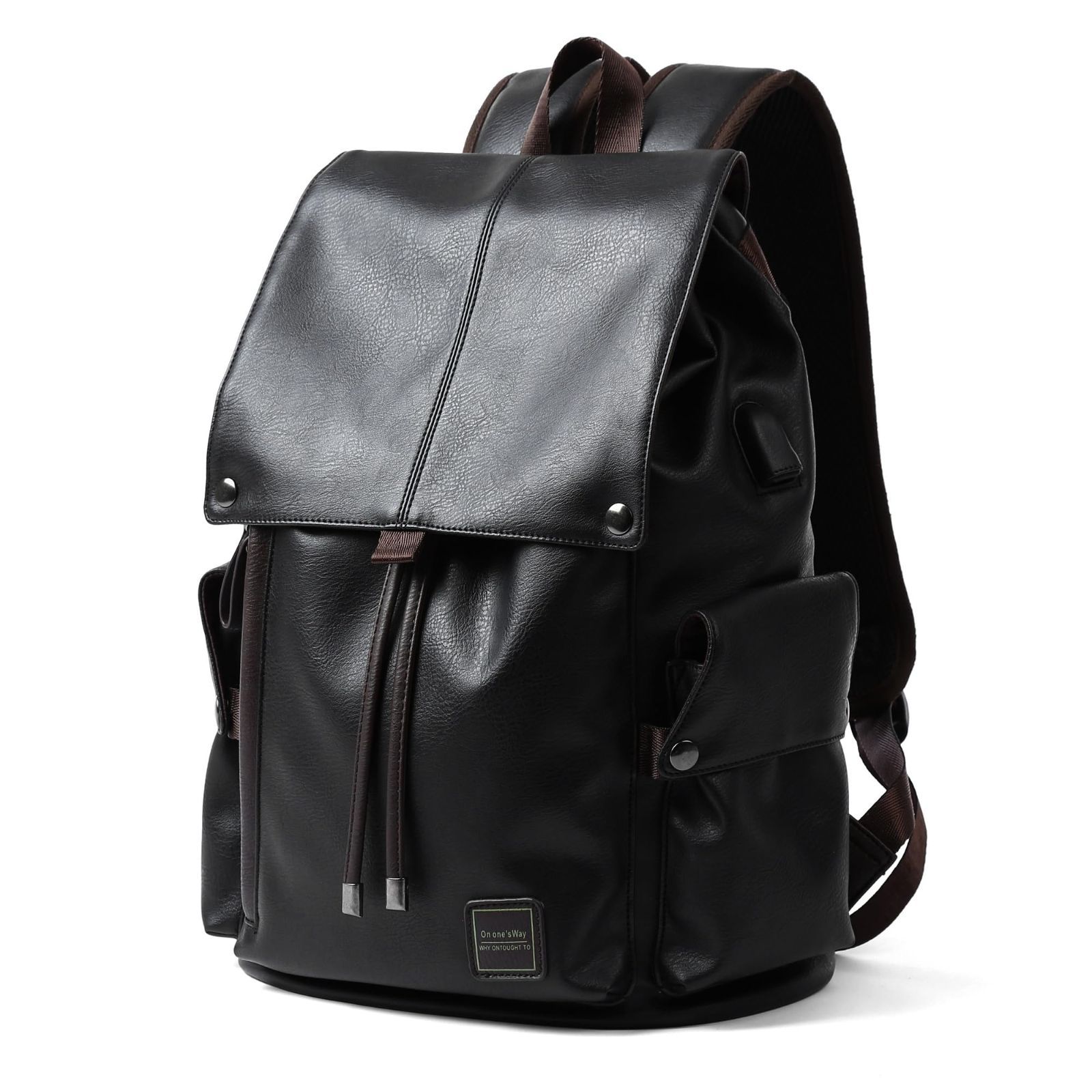 【人気商品】通勤通学出張旅行 人気 おしゃれ 15.6インチPC カジュアルリュック バッグ 兼用 レディース メンズ 】 【正規品 バックパック リュック リュック pc 大容量PU革リュック [Lavancia]