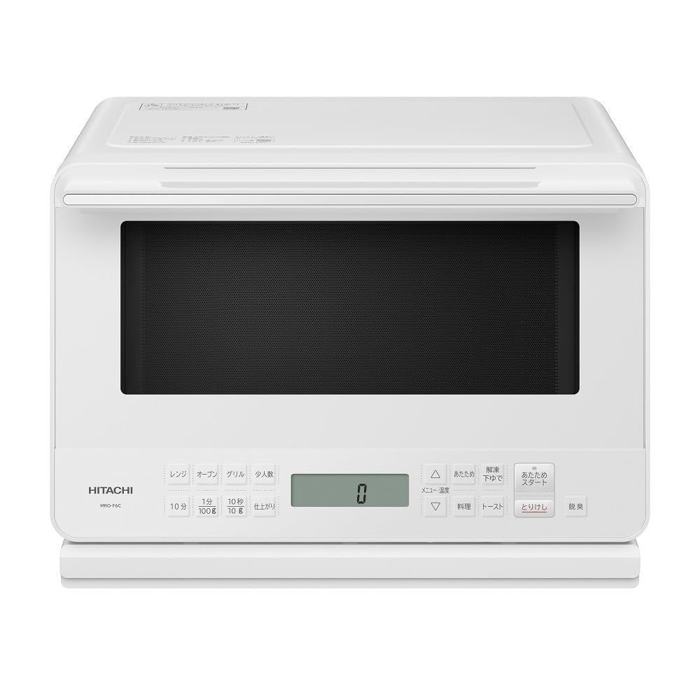 日立 オーブンレンジ ヘルシーシェフ 27L MRO-F6C W ホワイト 250℃1段式オーブン ホワイト 27L|250℃1段式オーブン