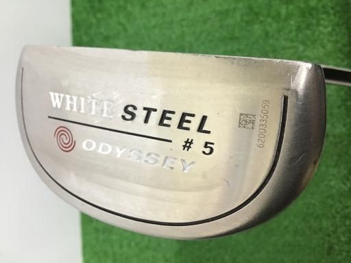 オデッセイ WHITE STEEL 5 33インチ パター PT スチール フレックスその他 メンズ 男性用 右利き 右用 Dランク ゴルフクラブ