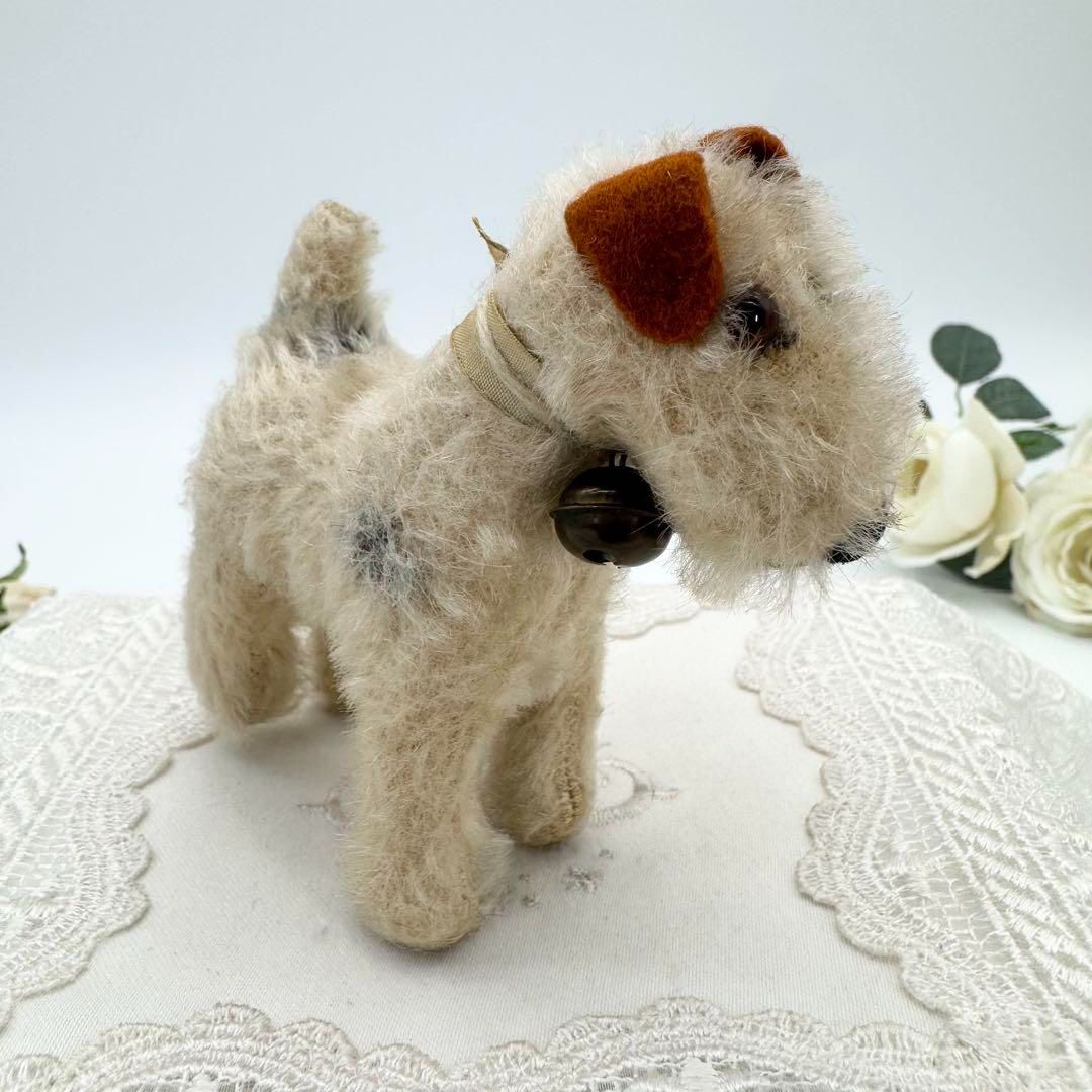 シュタイフ Foxy Foxterrier フォックステリアのフォクシー テリア 犬 ビンテージ アンティーク Steiff STEIFF