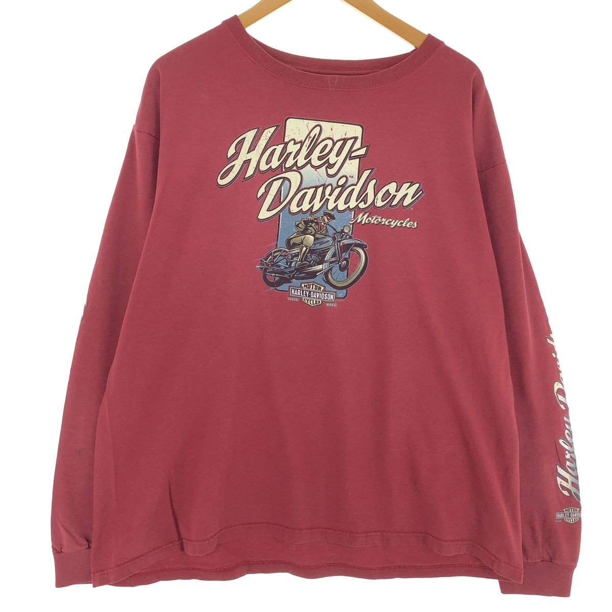 古着 00年代 ハーレーダビッドソン Harley-Davidson ロングTシャツ 
