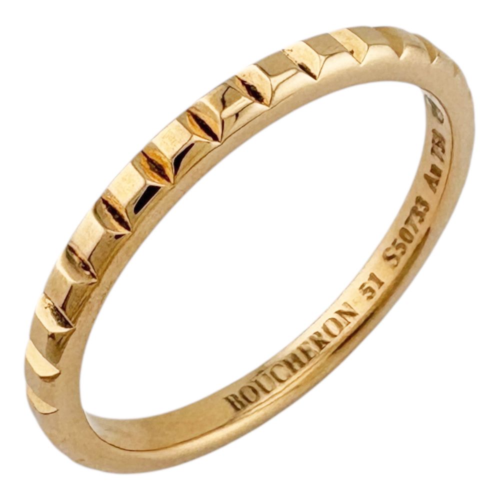 ブシュロン　リング　キャトル　クル ド パリ　メンズ　ミディアム　K18　21号 ブシュロン リング キャトル クル ド パリ メンズ ミディアム