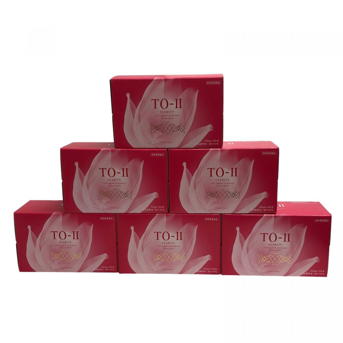未開栓 健康ドリンク ALMADO アルマード TO-II ビューティードリンク CLARITY 50mL 10本入 ×6点 賞味期限2026.12 AKK856812相 KANDAIZUMI_COM