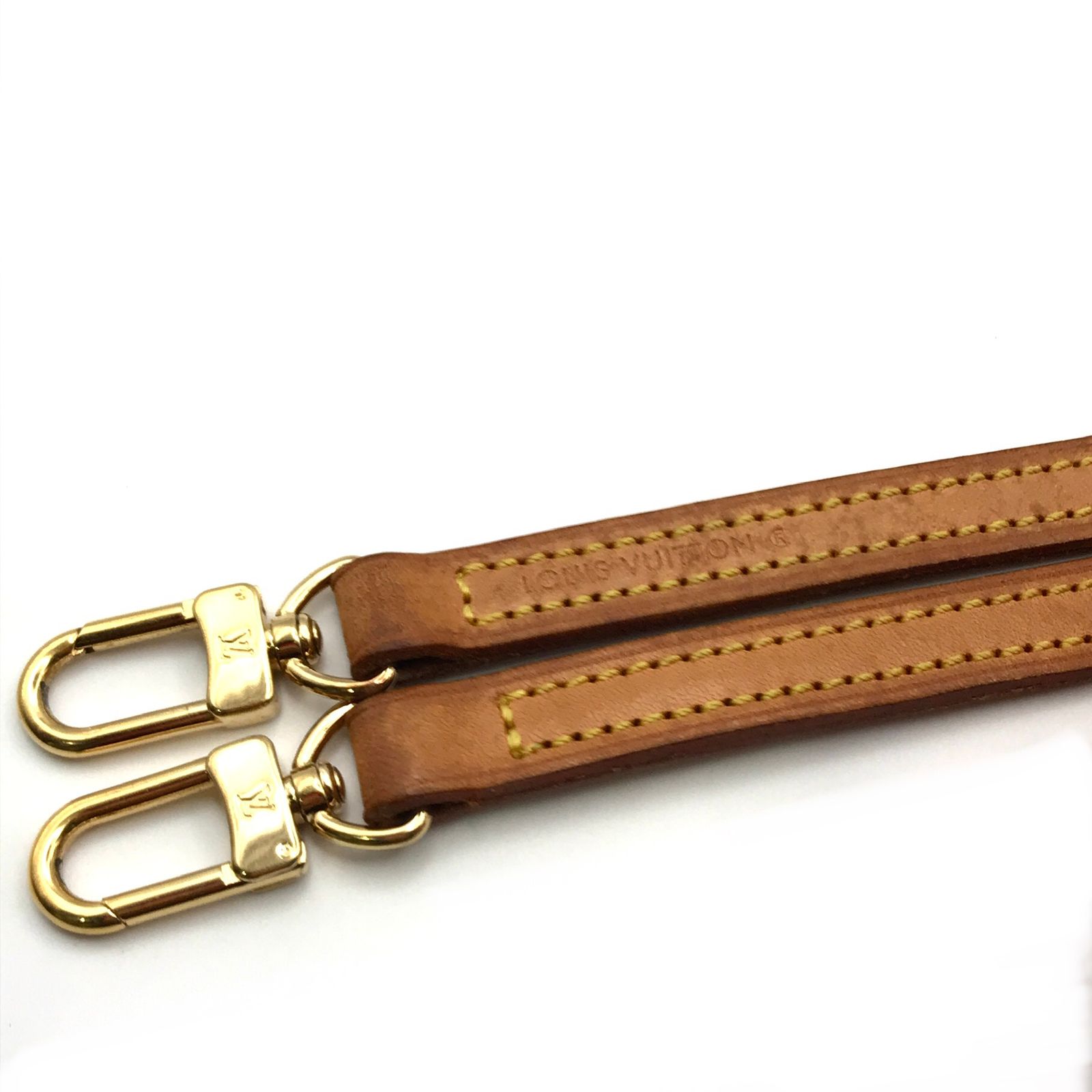 LOUISVUITTON ルイヴィトン ヌメ革 ショルダー ストラップ ブラウン