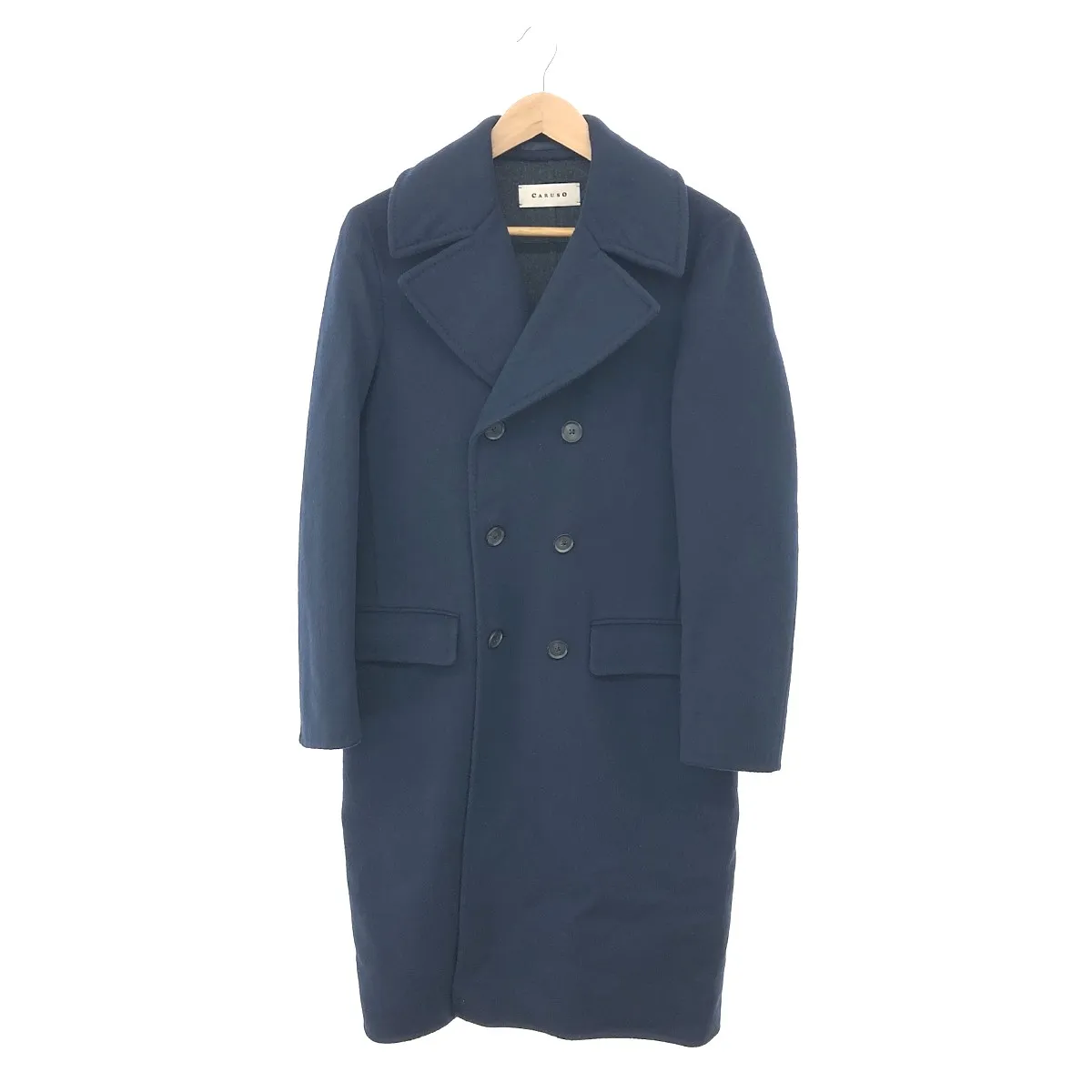 美品　caruso ベビーキャメル　チェスターコート　サイズ52 美品 caruso ベビーキャメル チェスターコート サイズ52 美品