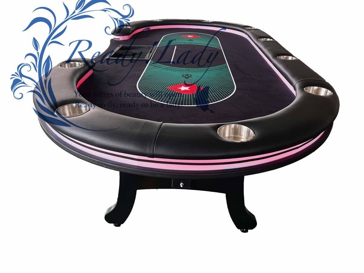 WPT　ポーカーテーブル　１０人用 激レアWPT仕様！ポーカーテーブル10人バカラ ブラックジャック 引取用