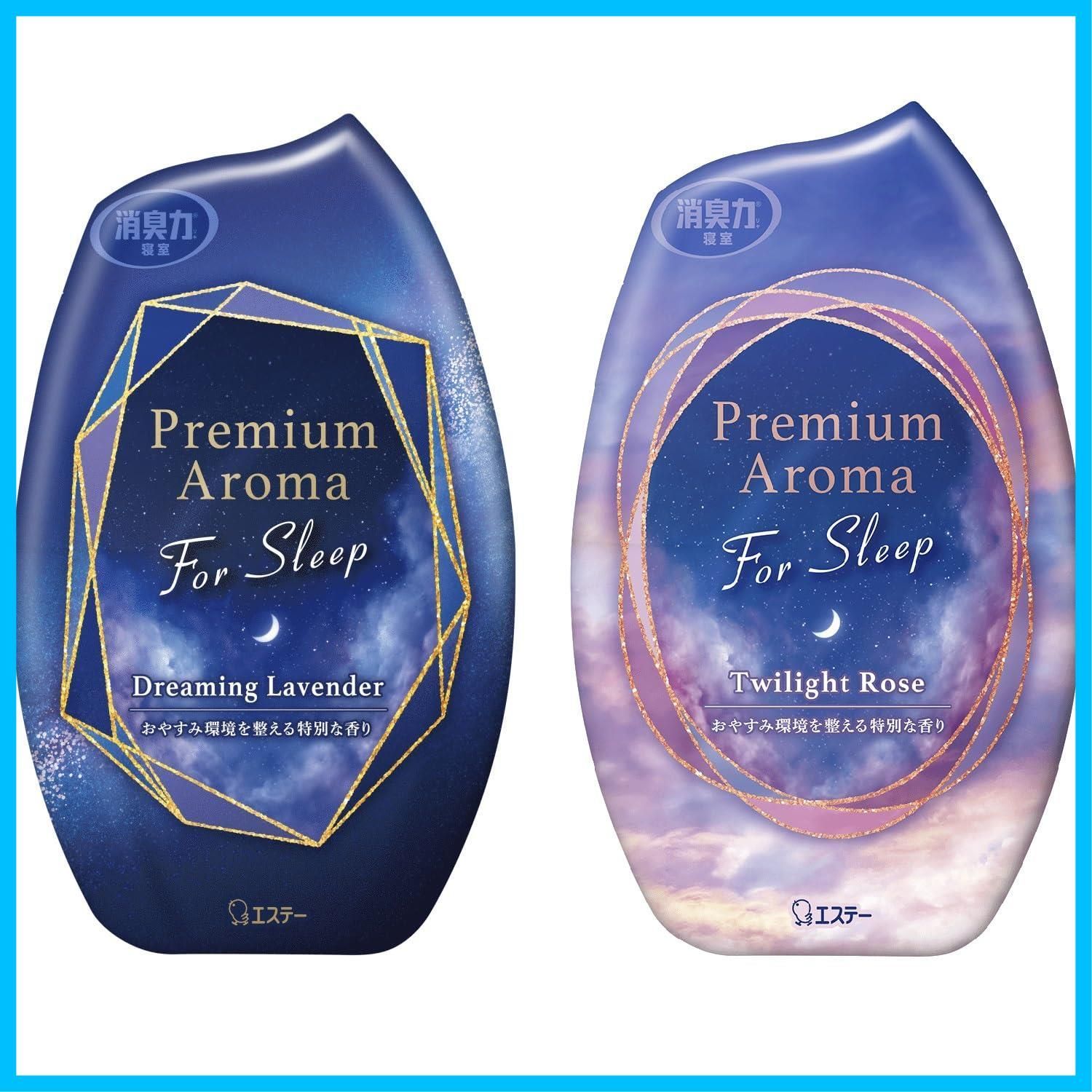 商品 ベッドルーム 芳香剤 消臭 消臭剤 ルームフレグランス 寝室 お部屋の消臭力 400mL×2個 ドリーミングラベンダー トワイライトローズ 置き型 部屋用 香り2種アソートパック Sleep For プレミアムアロマ 消臭力