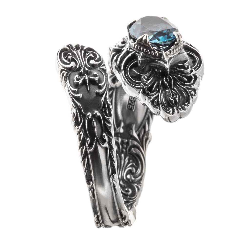 ロンドンブルートパーズスプーンリング15～23号 アルテミスクラシック