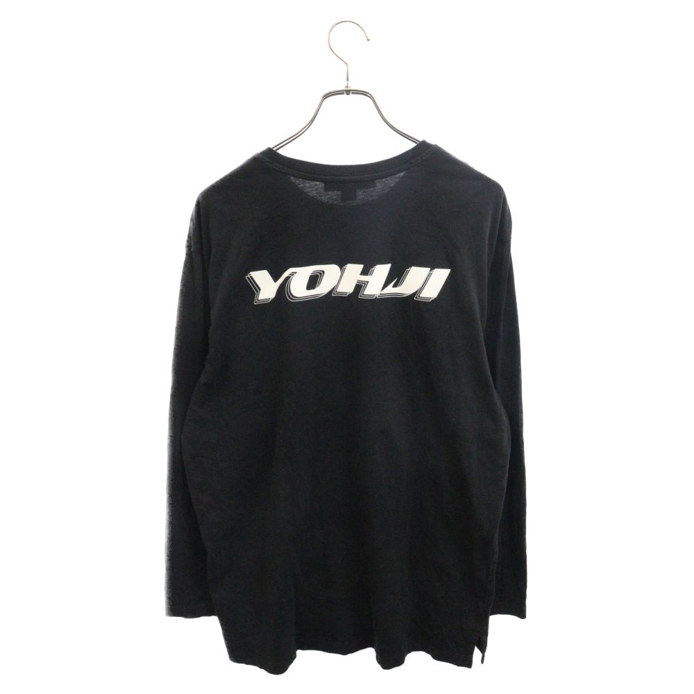 Y-3 (ワイスリー) GRAPHIC LS TEE バックグラフィック ロゴ 長袖Tシャツ ブラック HT4734