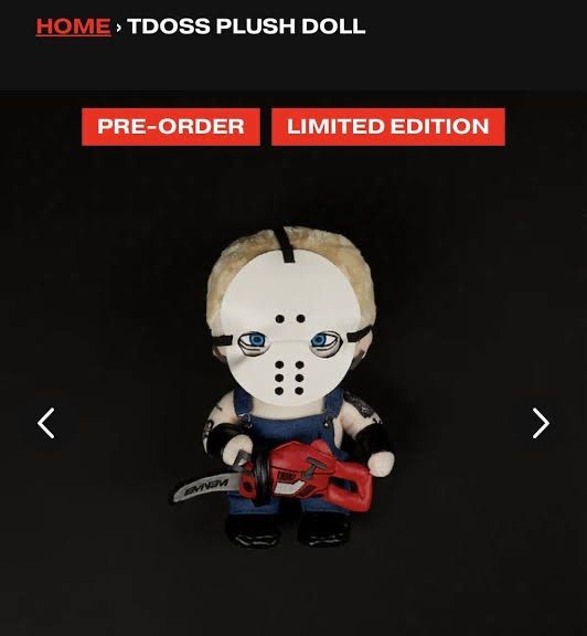 【新品未開封】EMINEM PLUSH DOLL フィギュア　ジェイソン 新品未開封】EMINEM PLUSH DOLL エミネム ジェイソン ぬいぐるみ