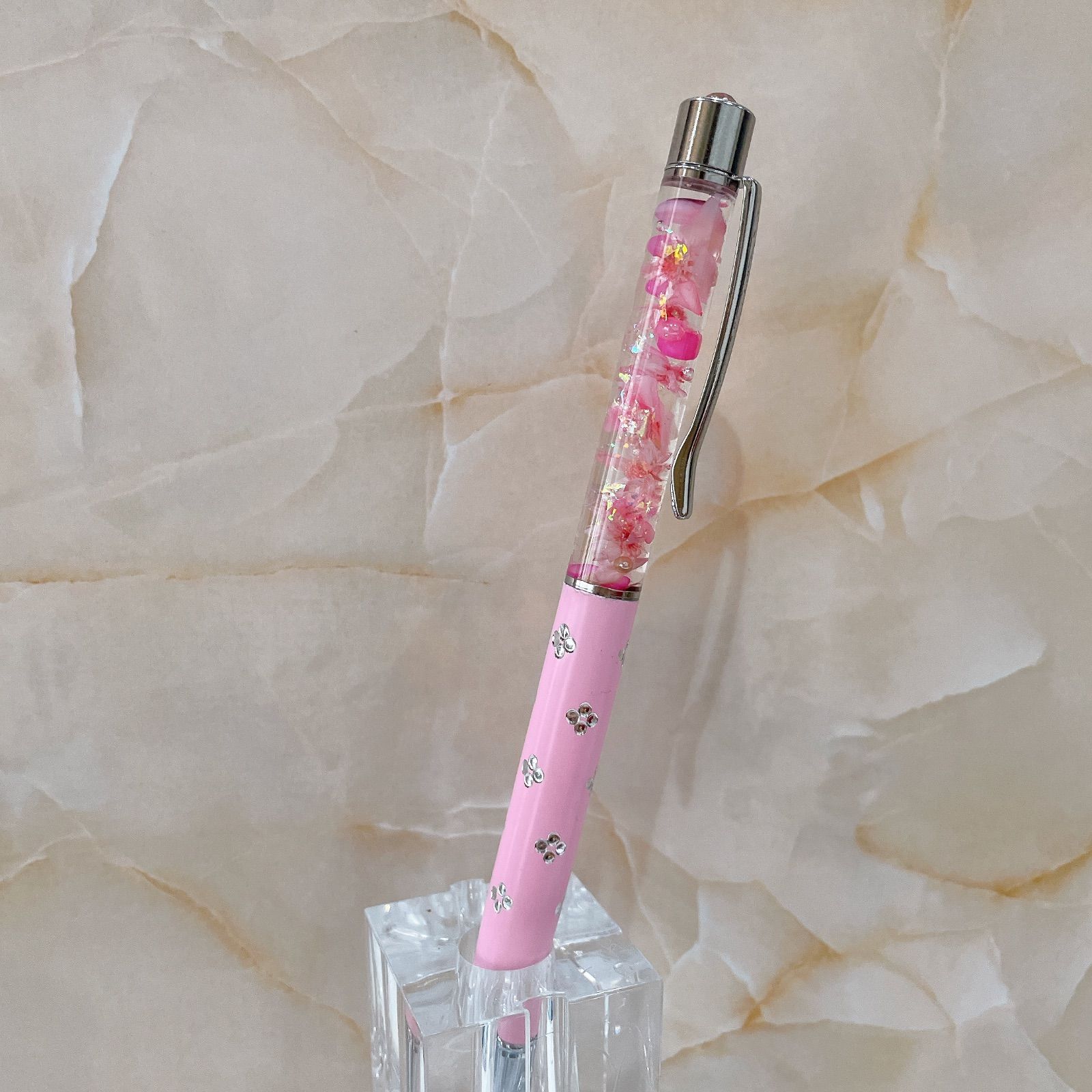 ハーバリウムボールペン゜。*♡(。・ω・。)♡*. 蒼 ゜