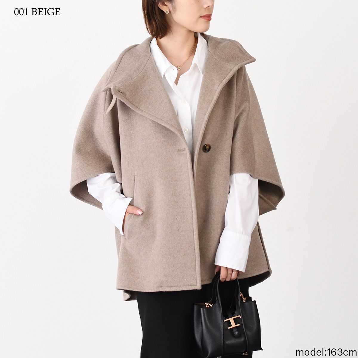 Max Mara マックスマーラ ポンチョ DERRIK カシミア ブロードクロス