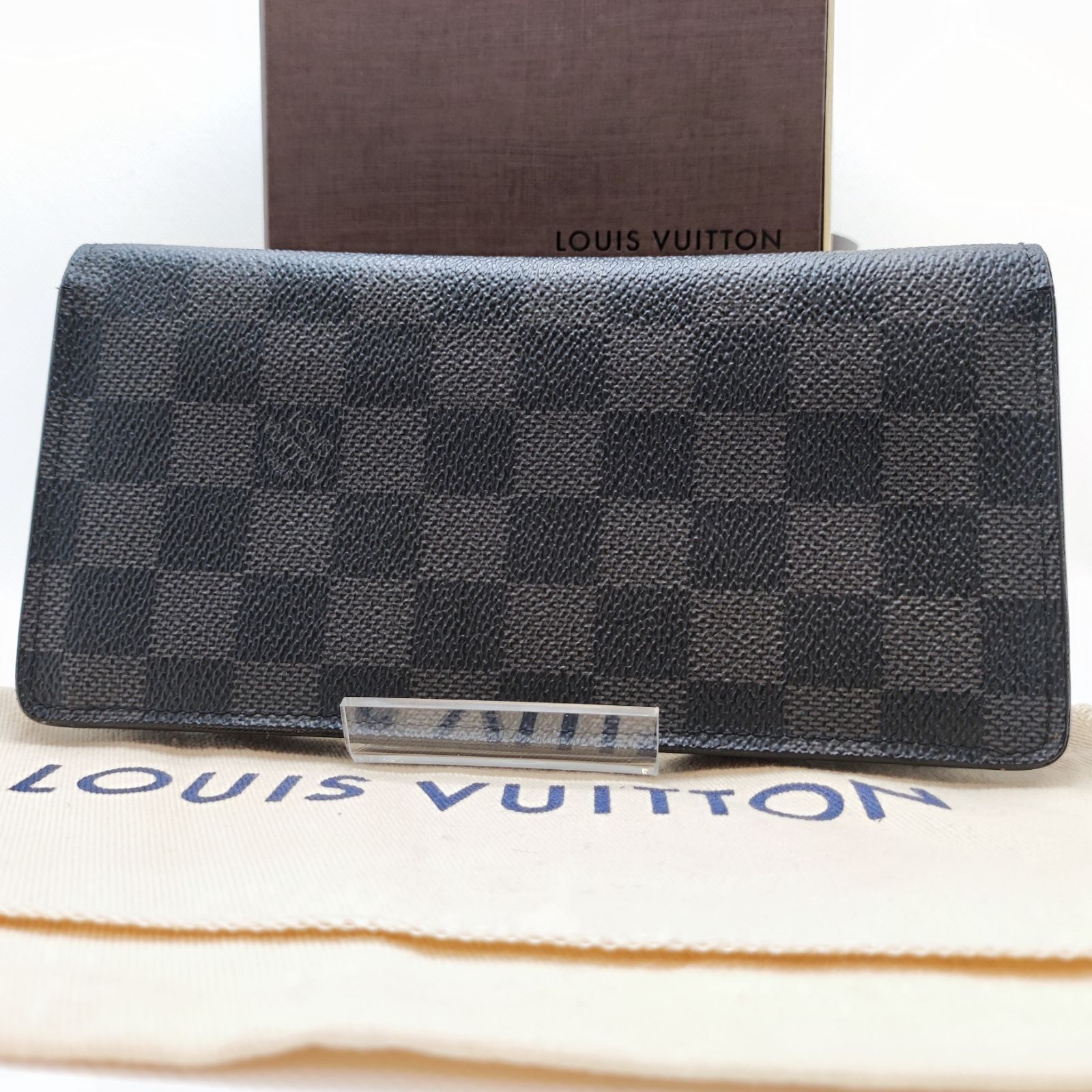 LV】ポルトフォイユ ブラザ M62665 ダミエ・グラフィット 財布 MB1128