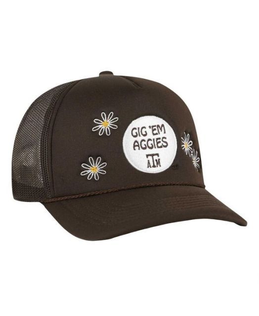 送料無料 47ブランド レディース 帽子 アクセサリー Women s Brown Texas A-M Aggies Tamu Radical Hitch Trucker Adjustable Hat Brown