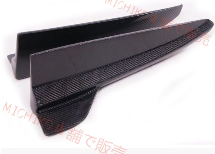 メルセデス ベンツ Cクラス ベンツ W205 C63 カーボン製 リアバンパー スプリッター エプロンフラップ リップスポイラー左右2個