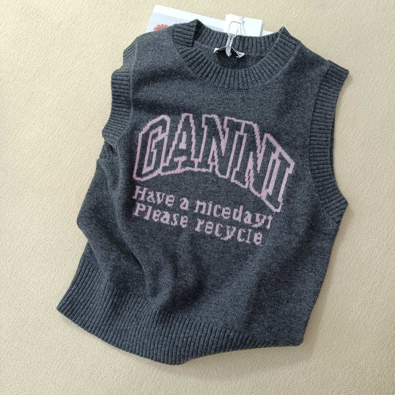 GANNI ガニー ノースリーブ ニット