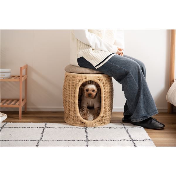 約直径39×高さ43cm ナチュラル