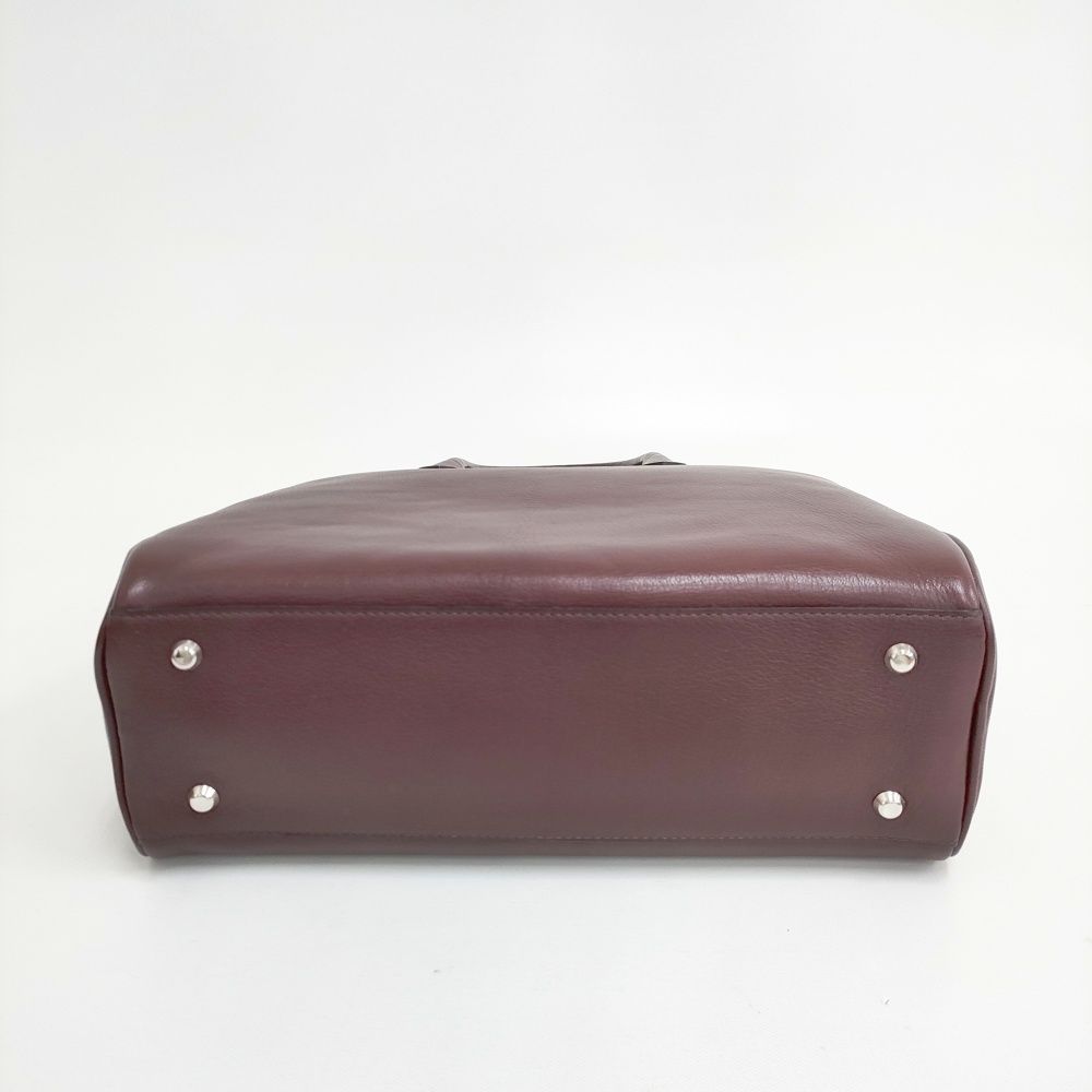ARTS&SCIENCE Short handle bowling bag M レザーハンドバッグ