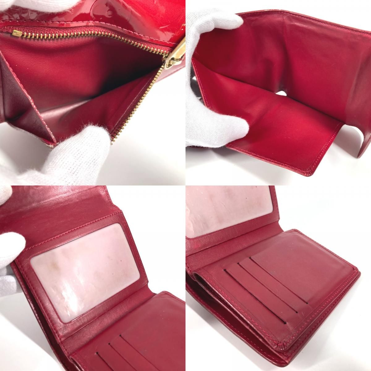 ルイヴィトン　ヴェルニ　ポルトフォイユ　コアラ　三つ折り財布　ポムダムール LOUIS VUITTON ルイヴィトン 3つ折り財布 ポルトフォイユ コアラ