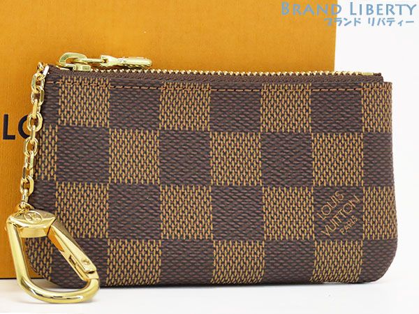 ルイ ヴィトン◎ポシェットレ ダミエ エベヌ キーホルダー コイン