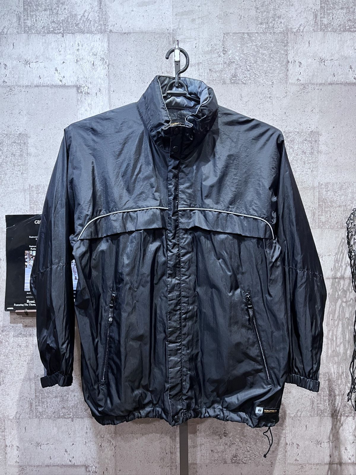 90'S NAUTICA COMPETITION ナイロンジャケット L ノーティカ ブラック メンズ 90年代