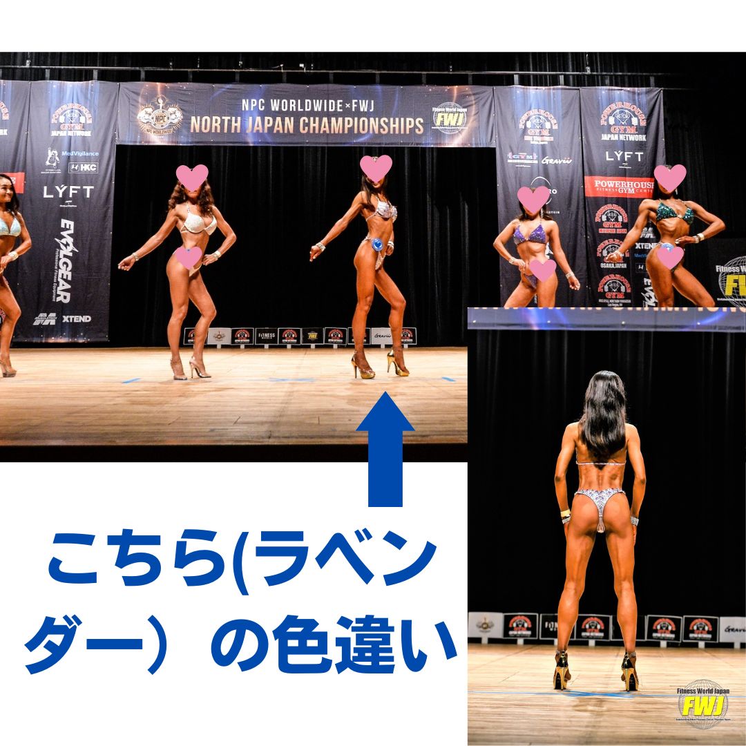 コンテストビキニ 美品 1度着用 FWJ 規定 こだわり特注 プッシュ