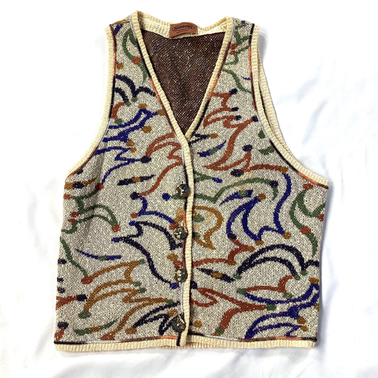 【ヴィンテージ】ミッソーニ MISSONI ニット ヴィンテージ】ミッソーニ MISSONI ニット（MISSONI ミッソーニ