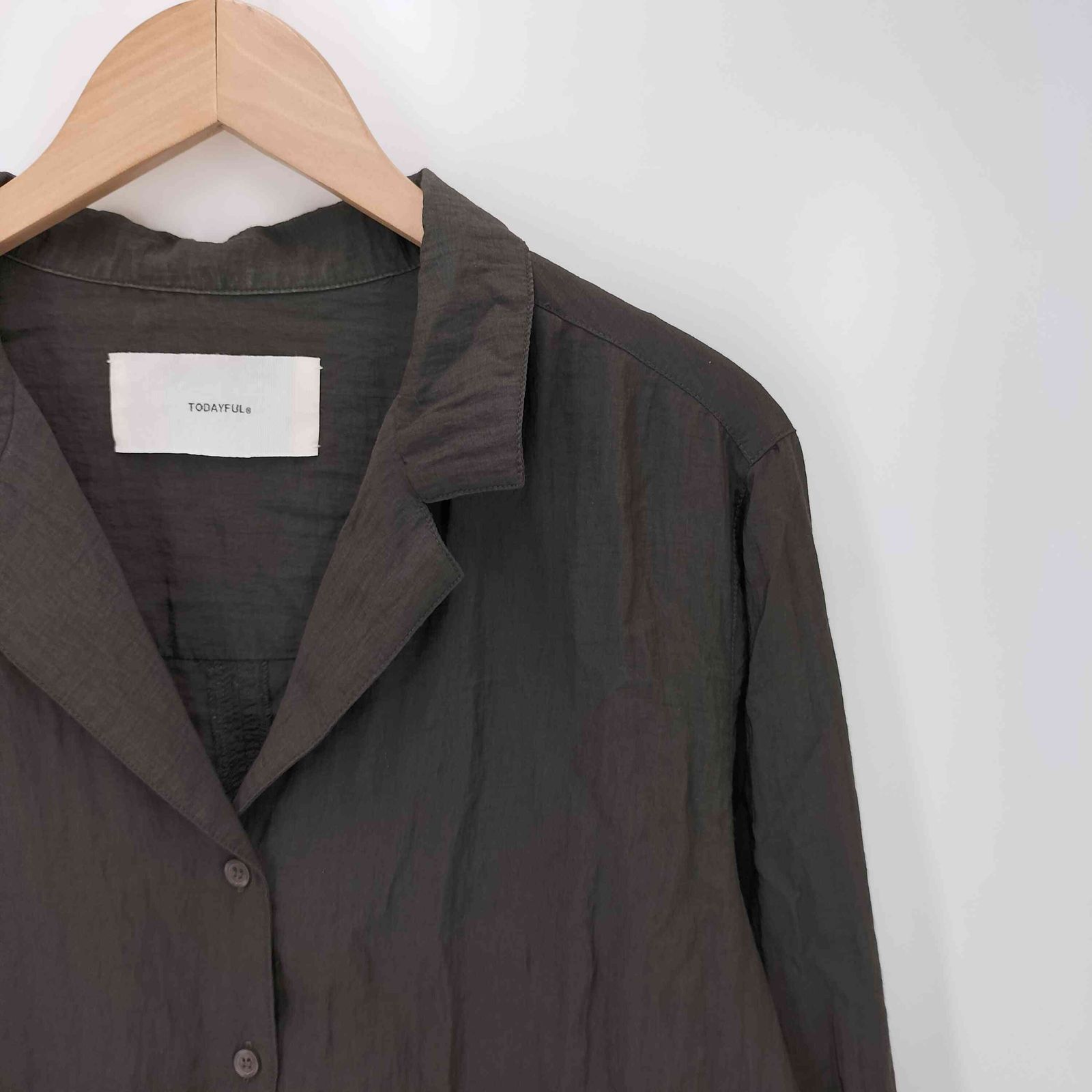 トゥデイフル TODAYFUL 21SS Boyfriend Organdy Shirts ボーイフレンド 
