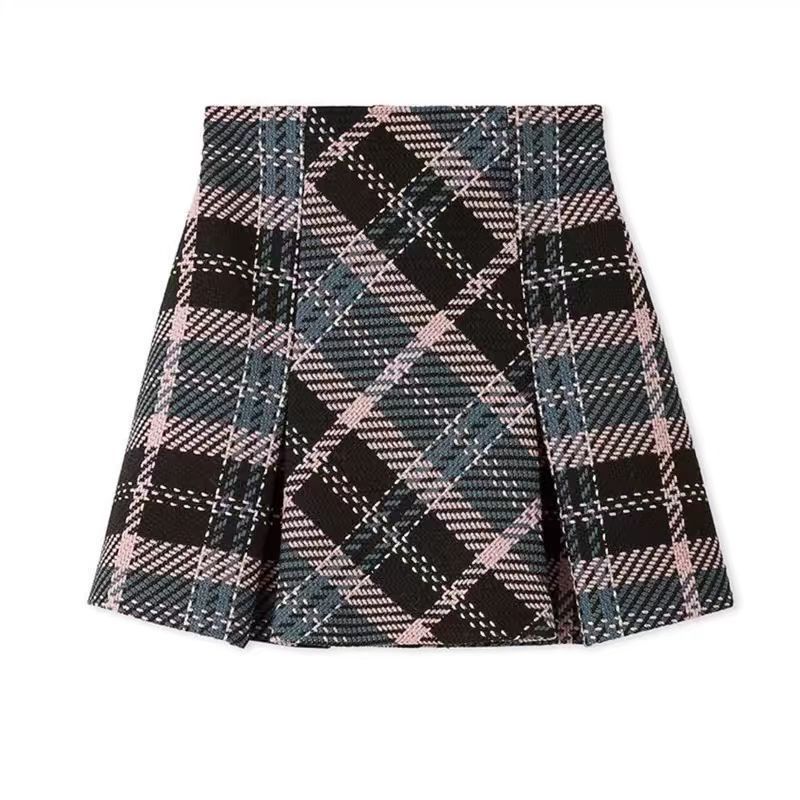 2024 AW SNIDEL スナイデル ロービングチェックミニスカート~！