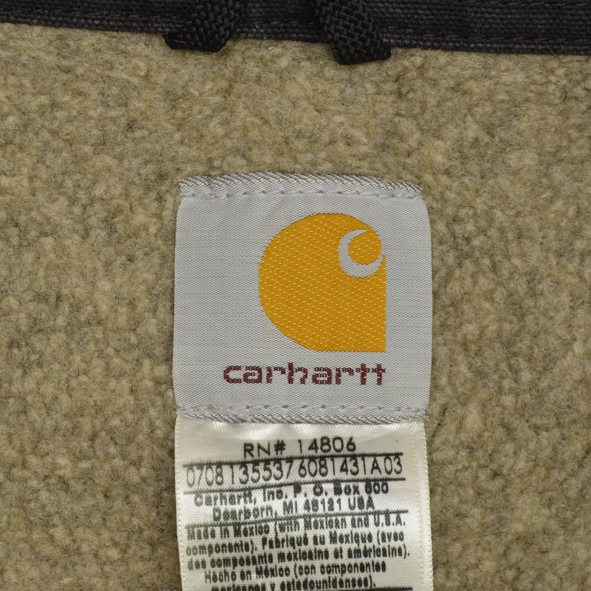 CARHARTT】C61 BLK SHERPA LINED シェルパ リッジコートジャケット