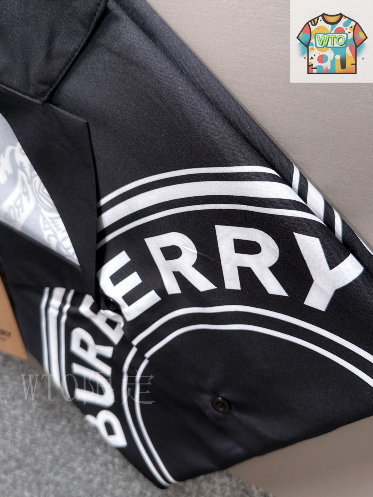 今日WTO】Burberry 2025 夏 ロゴ?布 男女兼用シャツ-ZT52 - メルカリ