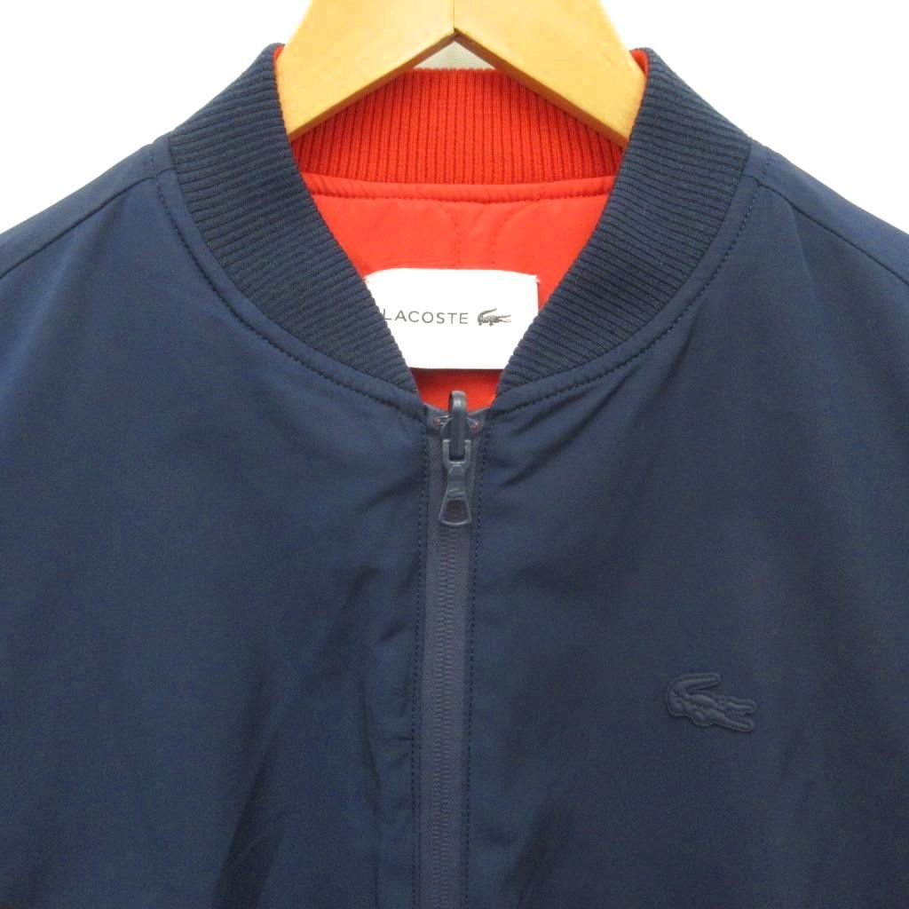 美品！Lacoste ネイビー リバーシブルボンバージャケットMA-1 楽天市場】【SALE／50%OFF】リバーシブルボンバージャケット