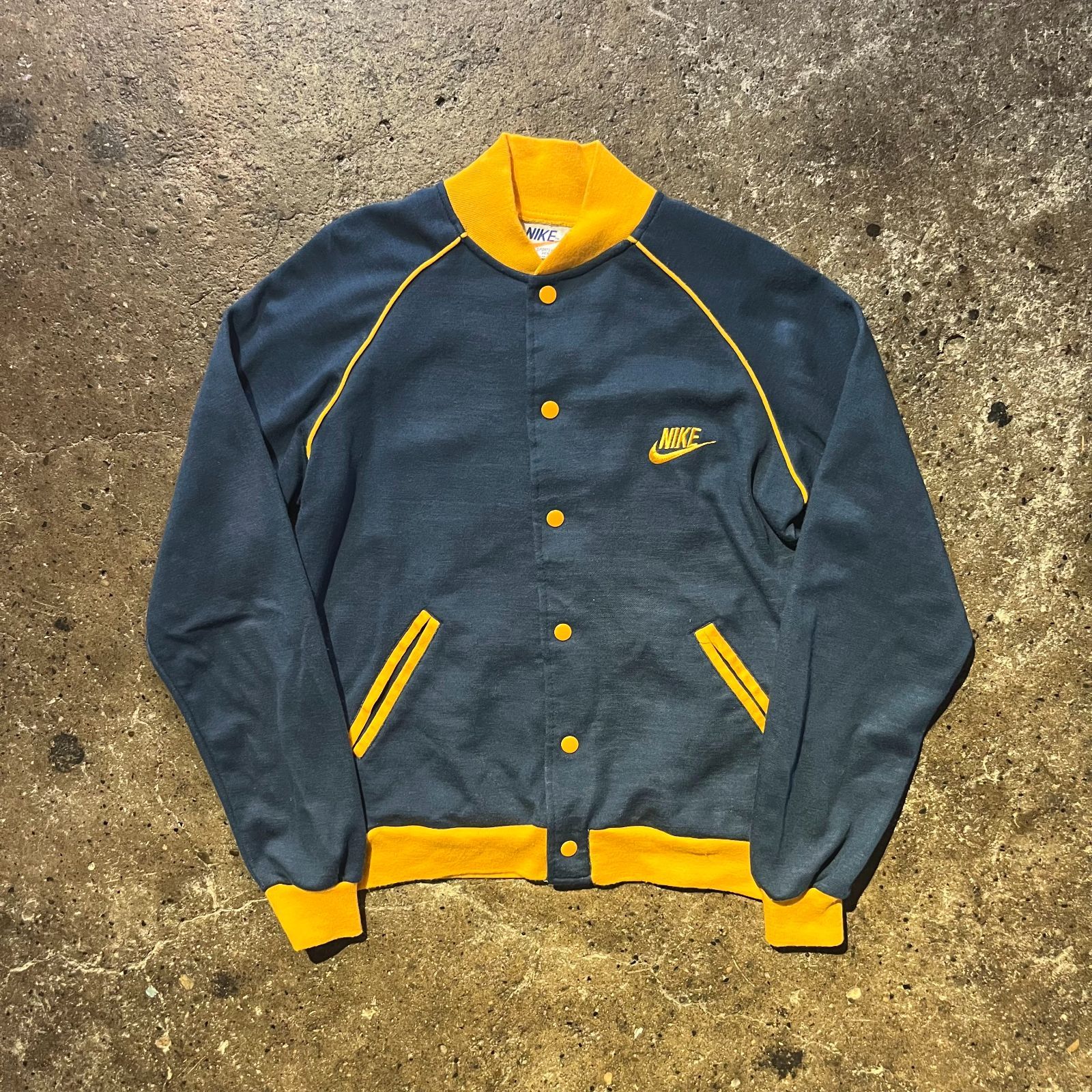 70s ナイキ NIKE オレンジタグ ジャケット L ヴィンテージ NIKE ナイキ 70's USA オレンジタグ ハーフジップ ナイロンプル