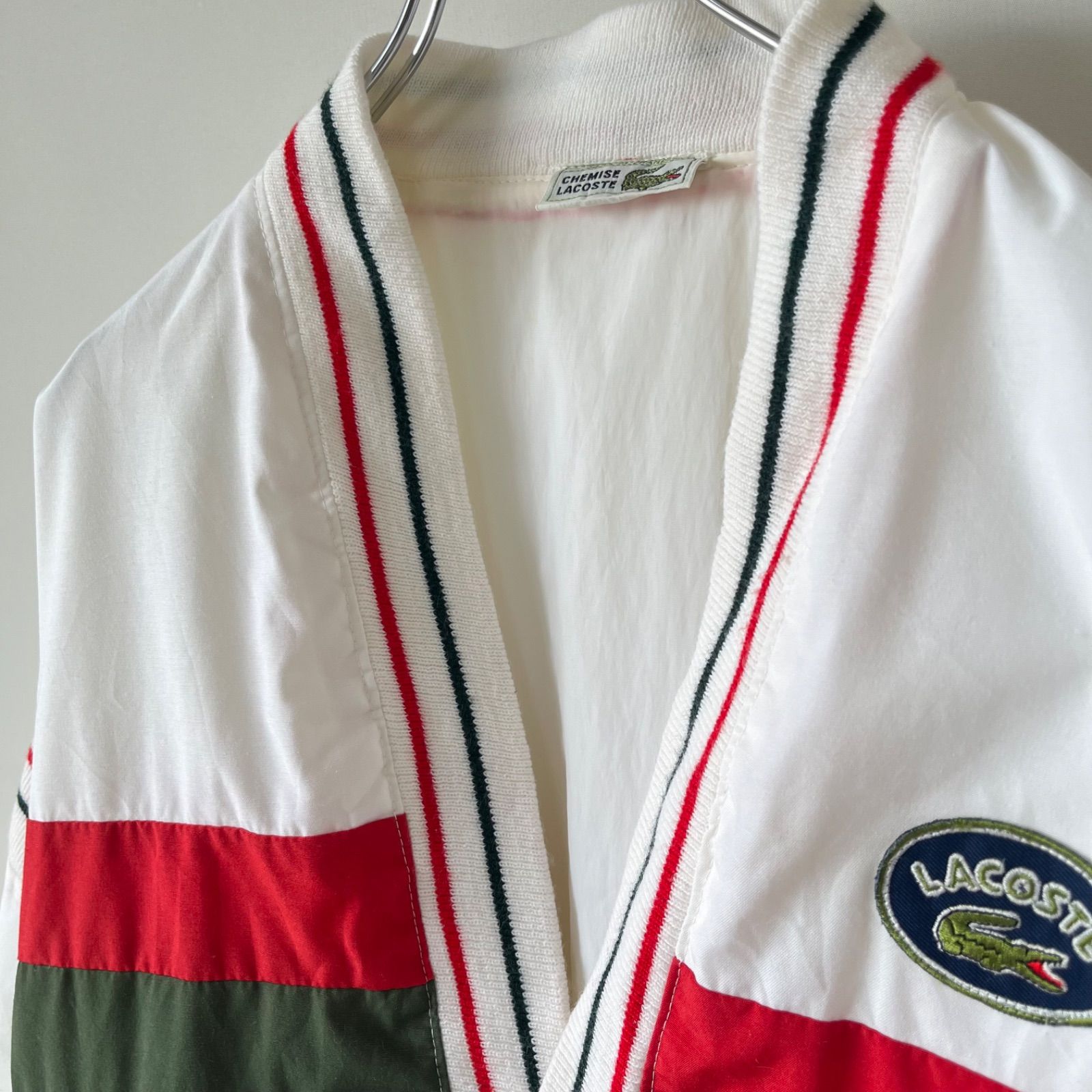 70s フランス製 シュミーズラコステ ナイロンジャケット chemise