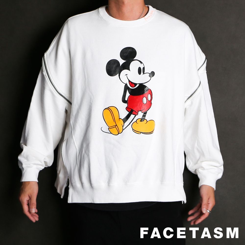 FACETASM/ファセッタズム】MICKEY ZIPPER CREWNECK / スウェット 